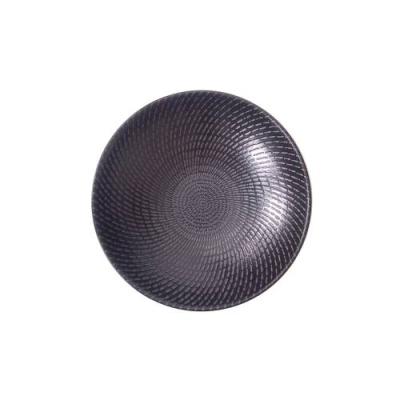 URBAN - BLACK SWIRL - ROUND BOWL - 24CM (12)