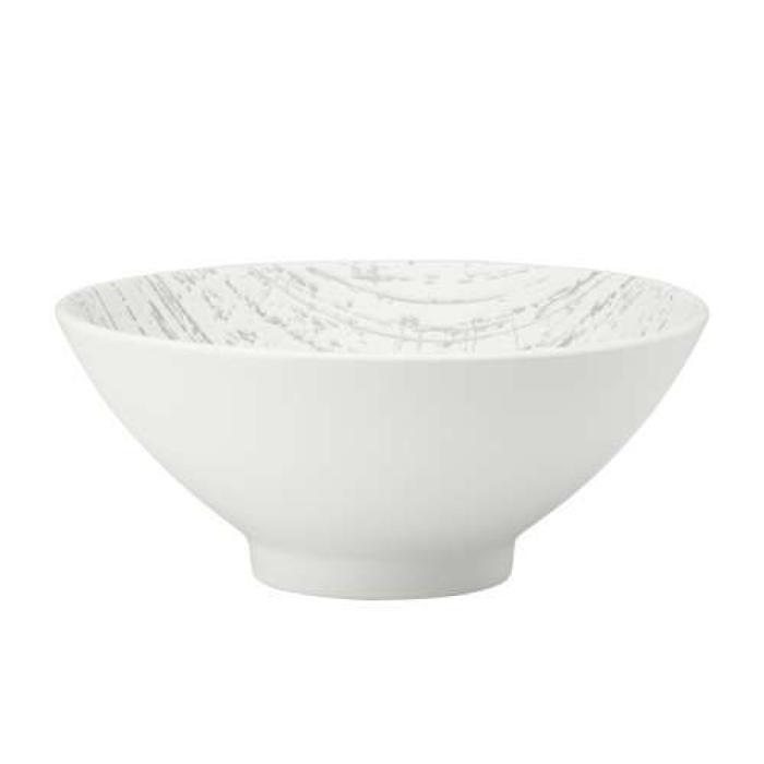 DRIZZLE - WHITE - ROUND V-BOWL - 10CM - (12)