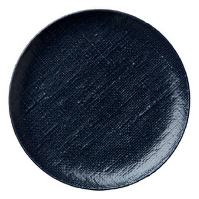 KNIT - NAVY BLUE - ROUND COUPE PLATE - 16CM (12)