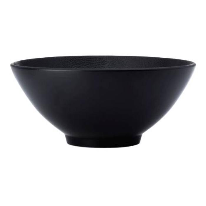 LEATHER - BLACK - ROUND V-BOWL - 10CM (12)