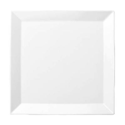 OLIVE - WHITE - SQUARE PLATE - 21CM (12)