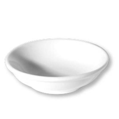OLIVE - WHITE - SAUCE DISH - 7.5CM (24)