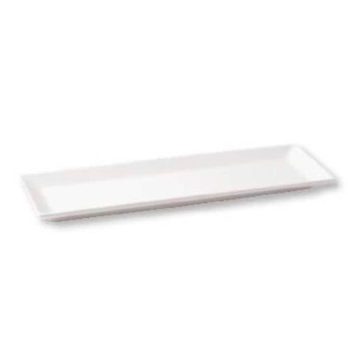 NEW BONE - WHITE - CANAPE TRAY/AMUSE BOUCH TRAY - 31x10CM (12)