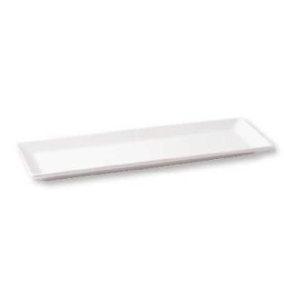 NEW BONE - WHITE - CANAPE TRAY/AMUSE BOUCH TRAY - 31x10CM (12)