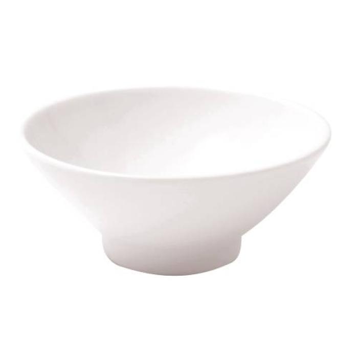 NEW BONE - WHITE - ROUND V-BOWL - 15.5CM (24)
