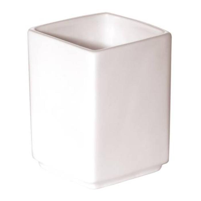 NEW BONE - WHITE - TALL SACHET HOLDER - 7.2CM (24)
