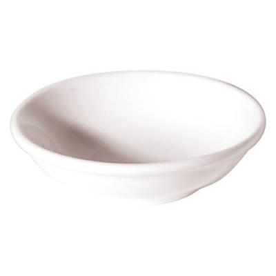 NEW BONE - WHITE - SAUCE DISH - 7CM (24)
