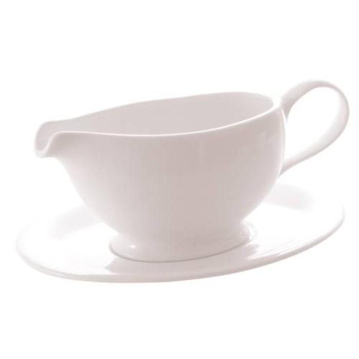 NEW BONE - WHITE - U/LINER FOR GRAVY BOAT - 21.5CM (12)
