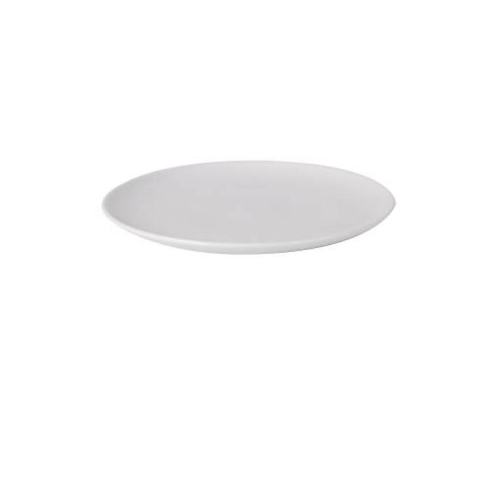 PRIMA - WHITE - OVAL COUPE PLATTER - 25.5x18CM (12)