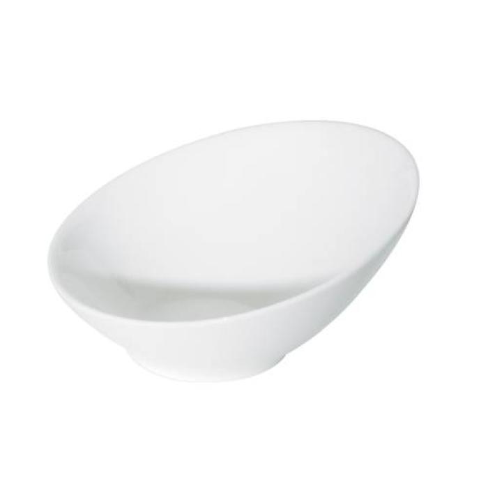 PRIMA - WHITE - SLANT TOP BOWL - 20CM (12)
