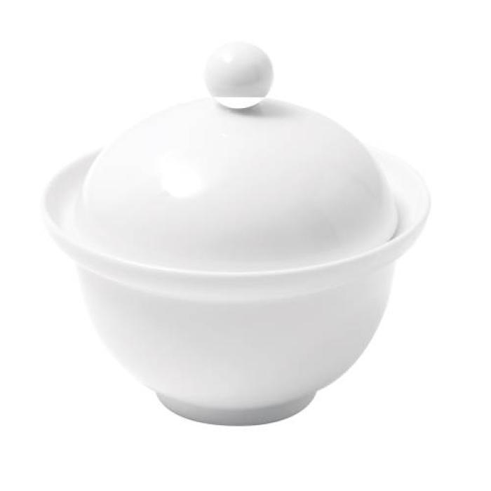 PRIMA - WHITE - SOUP BOWL WITH LID - 33CL (12)