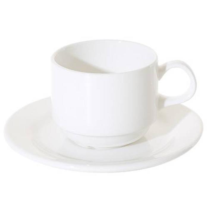 PRIMA - WHITE - STACKING CUP - 20CL (24)
