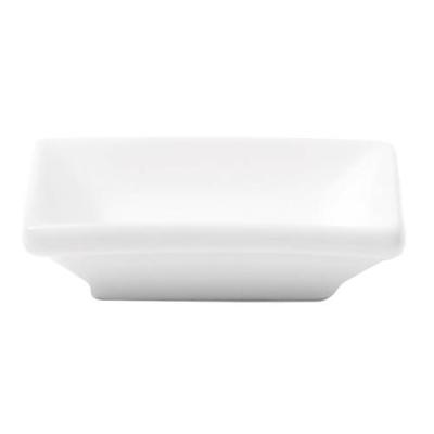 PRIMA - WHITE - RECTANGULAR SAUCE DISH - 9CM (24)