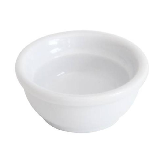 PRIMA - WHITE - SAUCE DISH - 6.5CM (24)