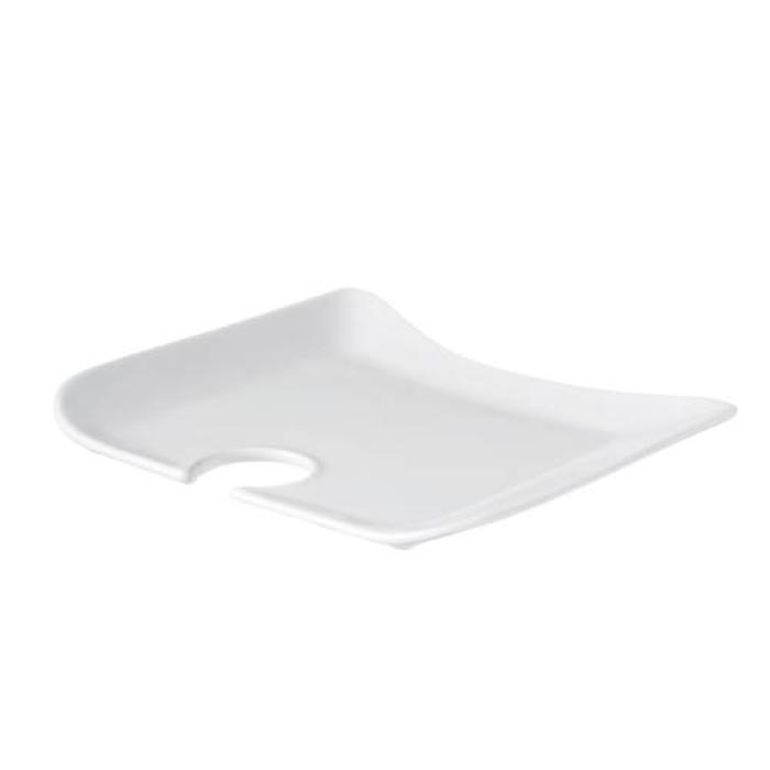 PRIMA - WHITE - COCKTAIL TRAY - 23CM (12)