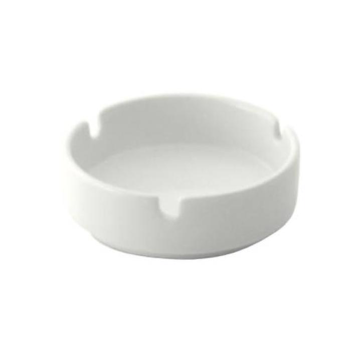 PRIMA - WHITE - ASHTRAY - 9CM (12)