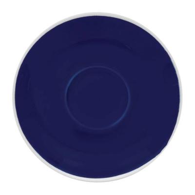 ITALIA - BLUE - CAPPUCCINO SAUCER - 14.2CM (12)