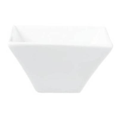 ACCENT - WHITE - SQUARE TRUMPET SHAPE BOWL - 23CM (8)