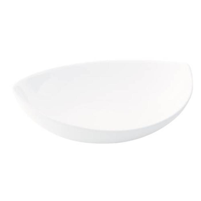 ACCENT - WHITE - LEAF BOWL - 25CM (3)