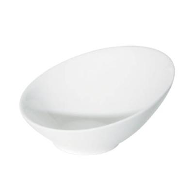 ACCENT - WHITE - SLANT TOP BOWL - 18CM (6)