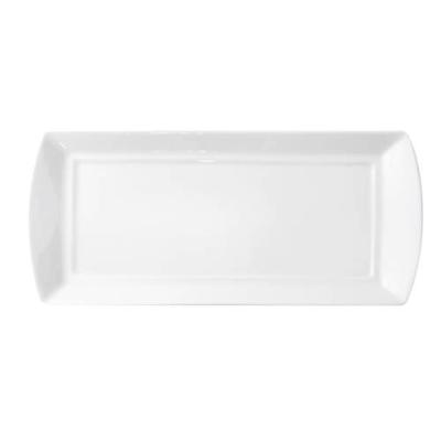 ACCENT - WHITE - RECT. PLATE WITH HANDLE - 38x17CM (3)