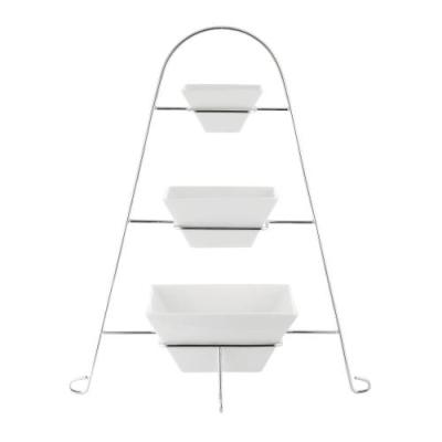 3-TIER SQUARE BOWL  STAND - 140x120MM (1)