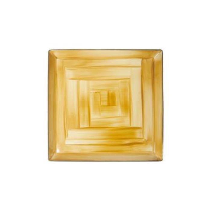 OCHRE - SQUARE PLATE - 32x32CM (1)