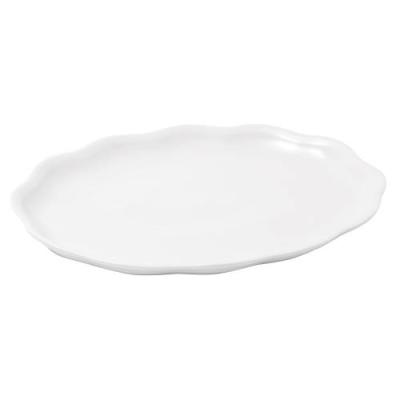 WHITE - OVAL PLATE - 31.3x40CM (1)