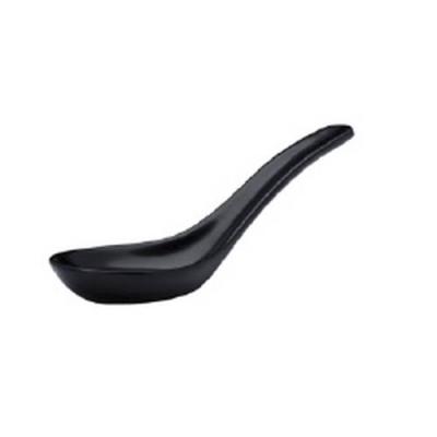 URBAN - BLACK SWIRL - CHINESE SPOON - 13CM (24)