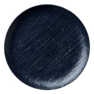 KNIT - NAVY BLUE - ROUND COUPE PLATE - 16CM (12)
