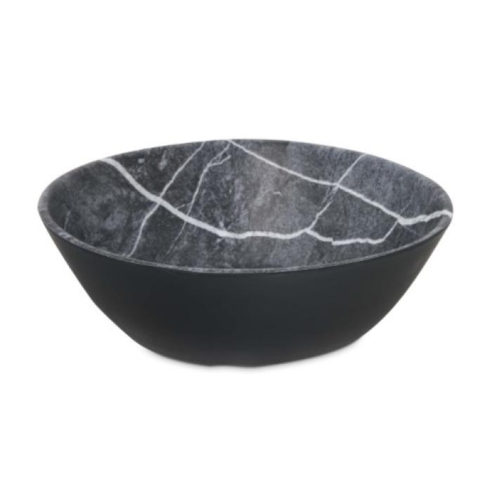 RIDGE MELAMINE BOWL - SOAPSTONE - 1.5lt