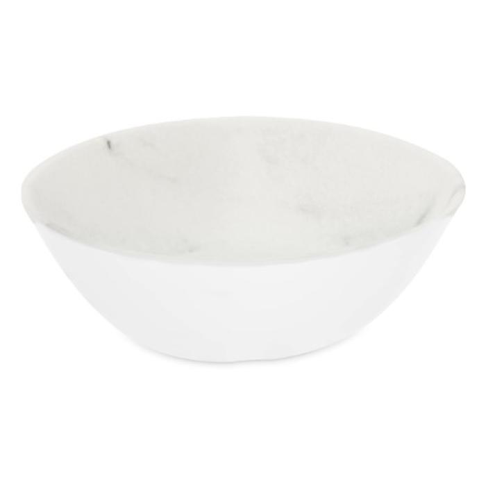 RIDGE MELAMINE BOWL - MARBLE - 1.5lt