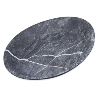 RIDGE MELAMINE RIMLESS PLATE - SOAPSTONE - 27.90cm