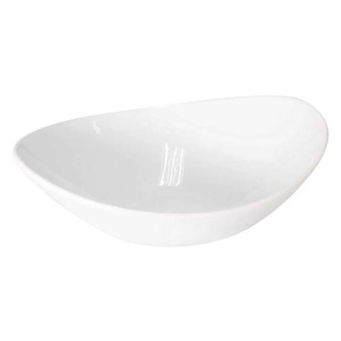 PRIMA - WHITE - OVAL BOWL - 23CM (24)