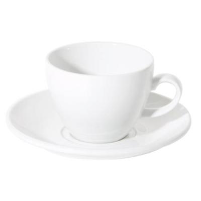 PRIMA - WHITE - NON-STACKING TEA CUP - 23CL (24)