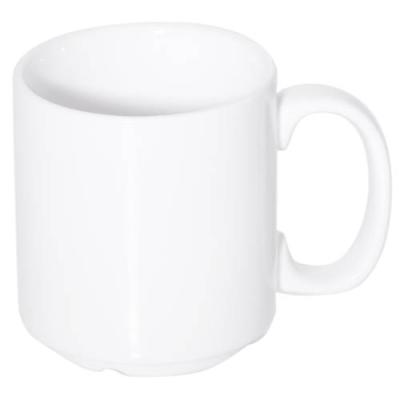 PRIMA - WHITE - STACKING MUG - 28CL (24)