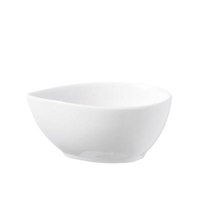 PRIMA - WHITE - SAUCE DISH EGG SHAPE - 10CM (24)