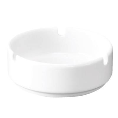 WHITEWARE - WHITE - ASHTRAY STACKING - 10CM (12)