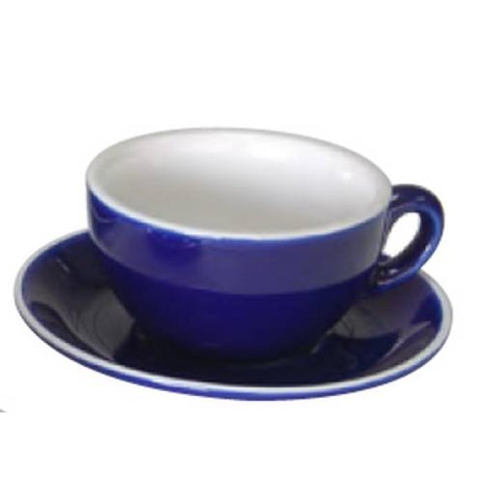 ITALIA - BLUE - CAPPUCCINO SAUCER - 14CM (12)