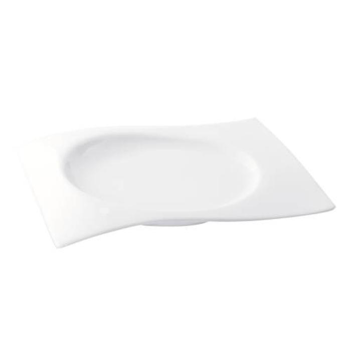 ACCENT - WHITE - RECTANGULAR PLATE - 30x25CM (6)