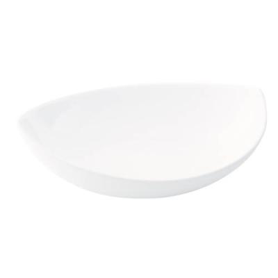 ACCENT - WHITE - LEAF BOWL - 20CM (6)