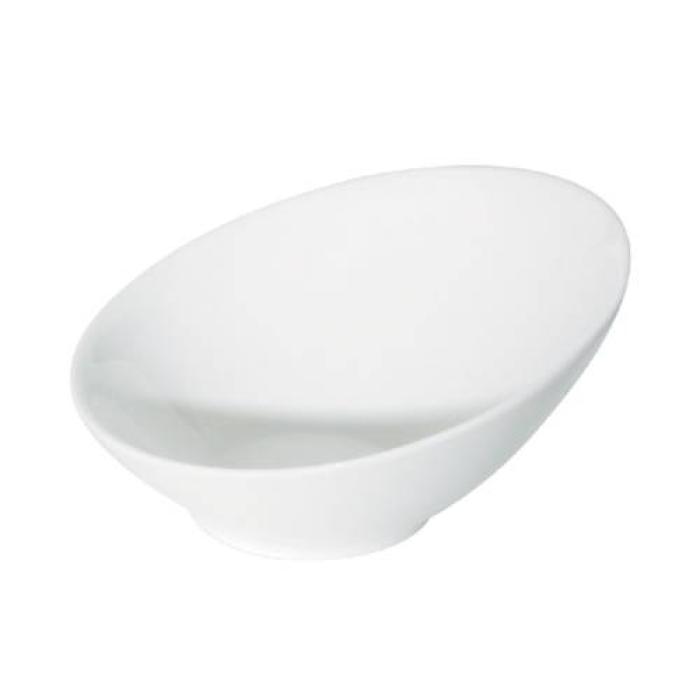 ACCENT - WHITE - SLANT TOP BOWL - 25CM (4)