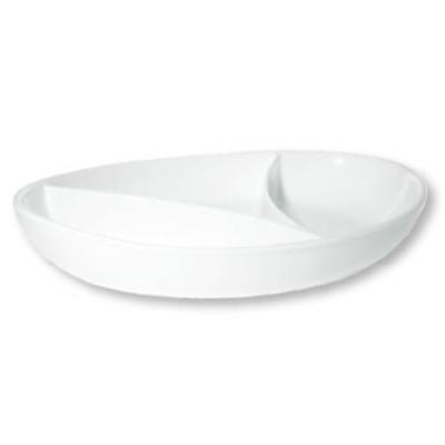 PIATTO OVALE - WHITE - TRIS OVAL PLATE  - 50CM (1)