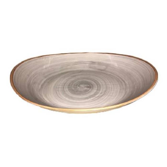 GREY - DEEP BUFFET OVAL BOWL - 36CM (1)