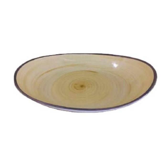 OCHRE - DEEP BUFFET OVAL BOWL - 36CM (1)