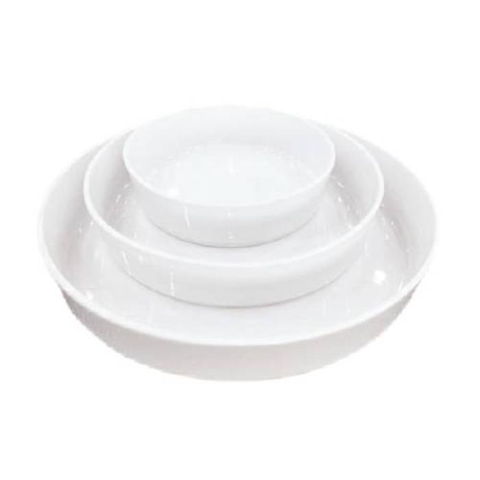 WHITE - ROUND BUFFET BOWL - 34CM (1)